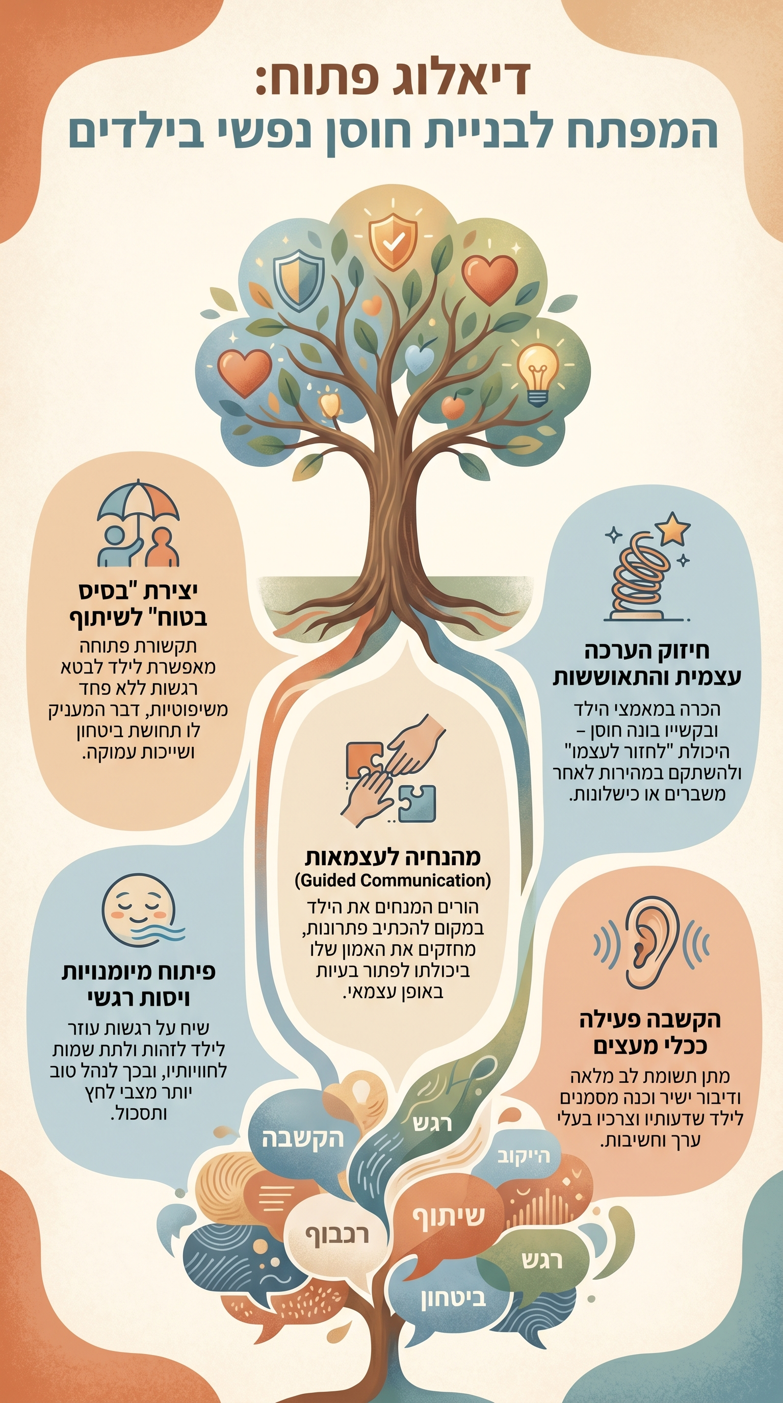 ילד שמדברים איתו פתוח מפתח חוסן נפשי: כוחו של הדיאלוג המשפחתי