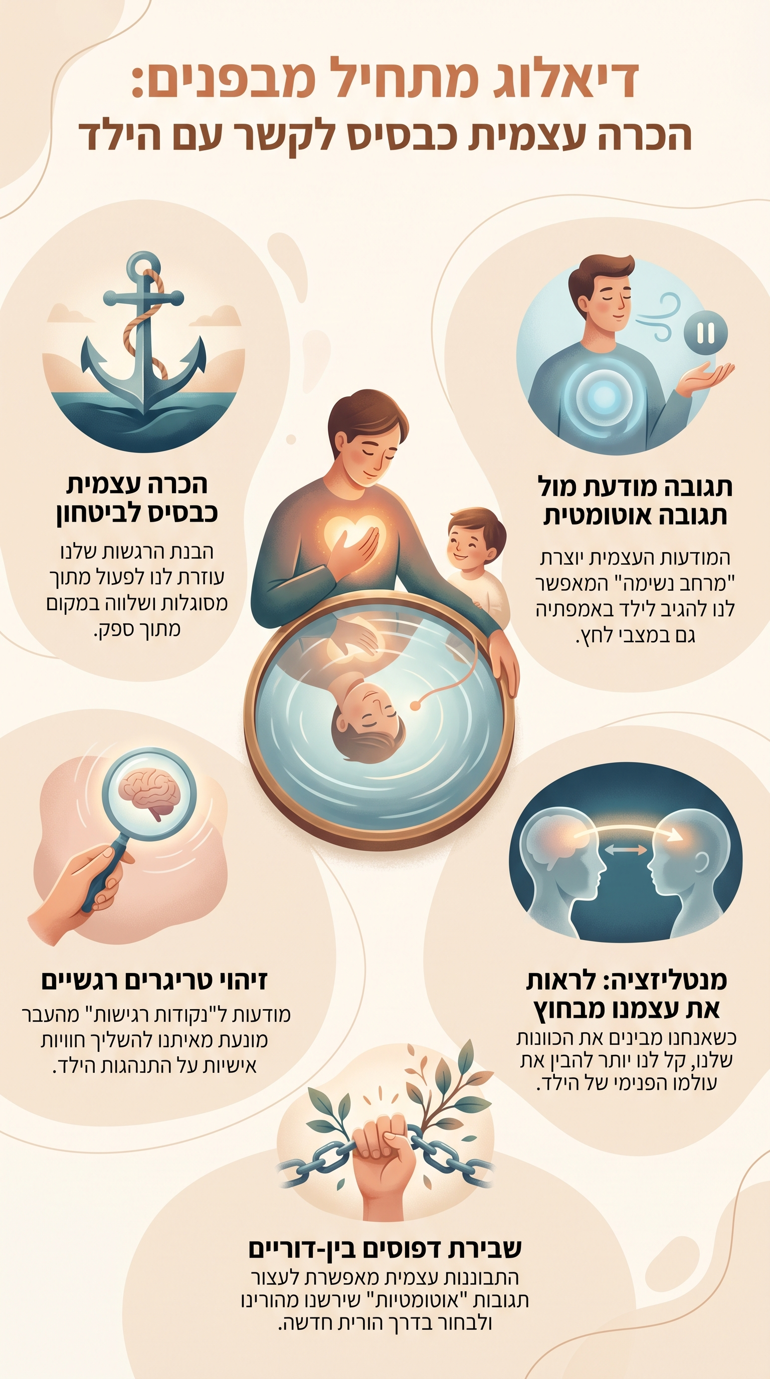 שיח עם הילד מחייב את ההורה להכיר את עצמו: המפתח הפסיכולוגי לדיאלוג משפחתי מעצים