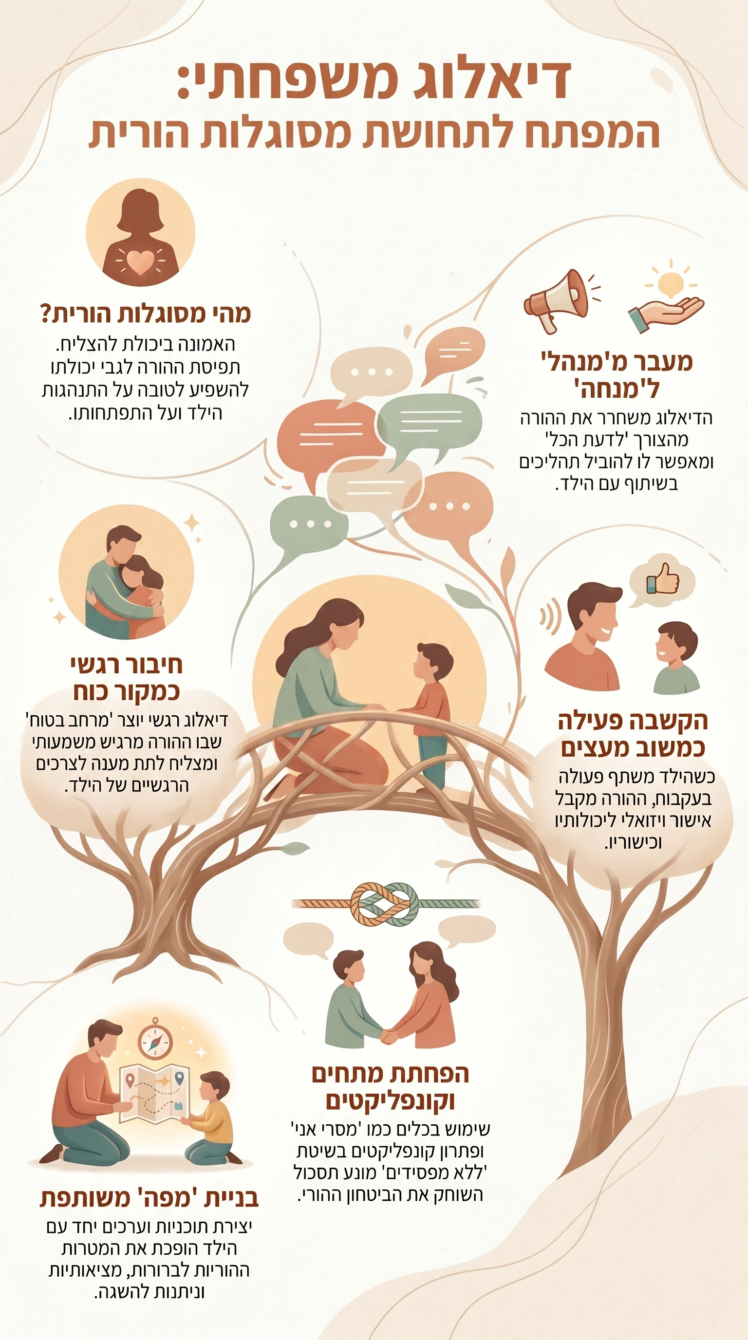 דיאלוג מעניק להורה תחושת מסוגלות הורית: מבט פסיכולוגי מעמיק על חשיבות התקשורת המשפחתית
