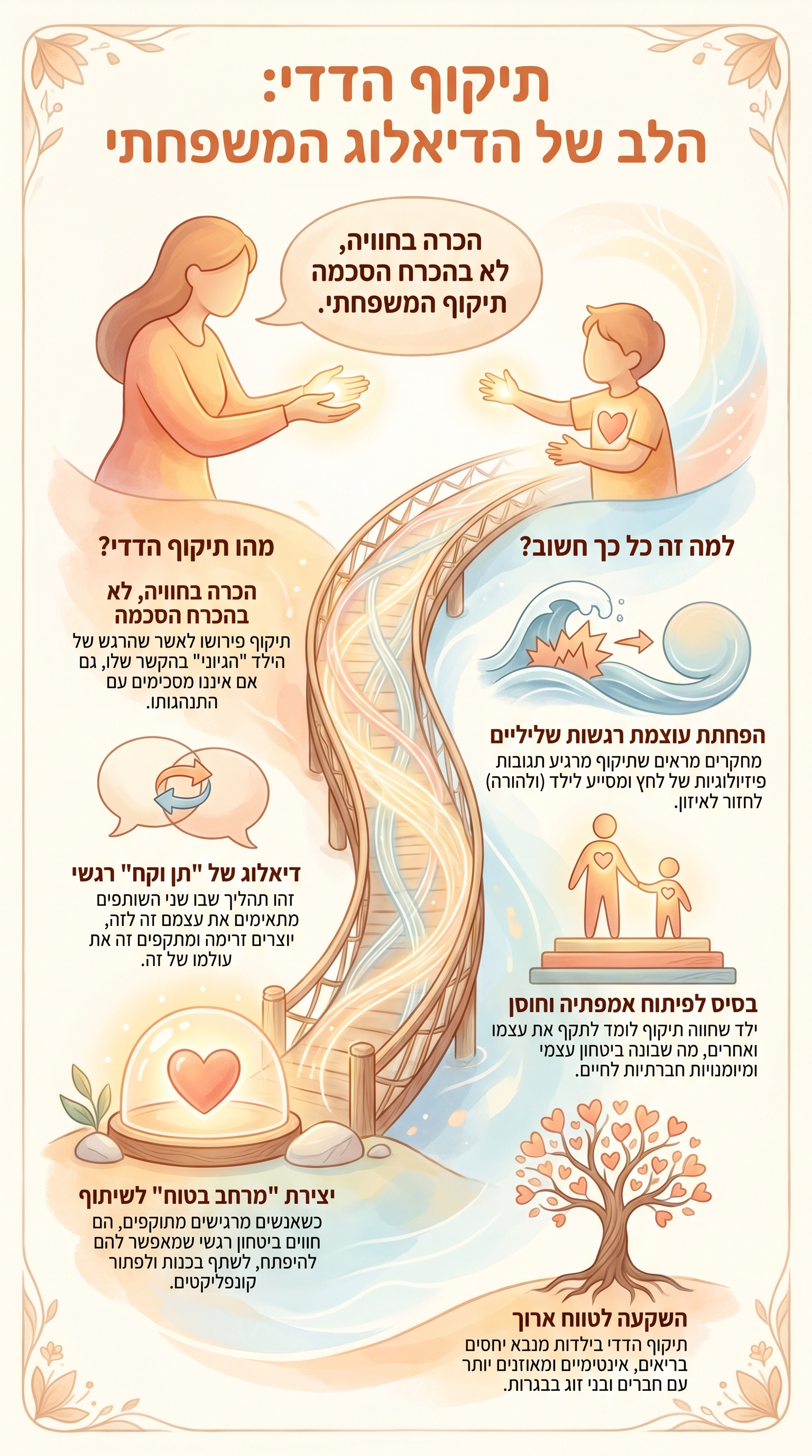 הדיאלוג כגשר: כוחו של התיקוף ההדדי בקשר שבין הורה לילד