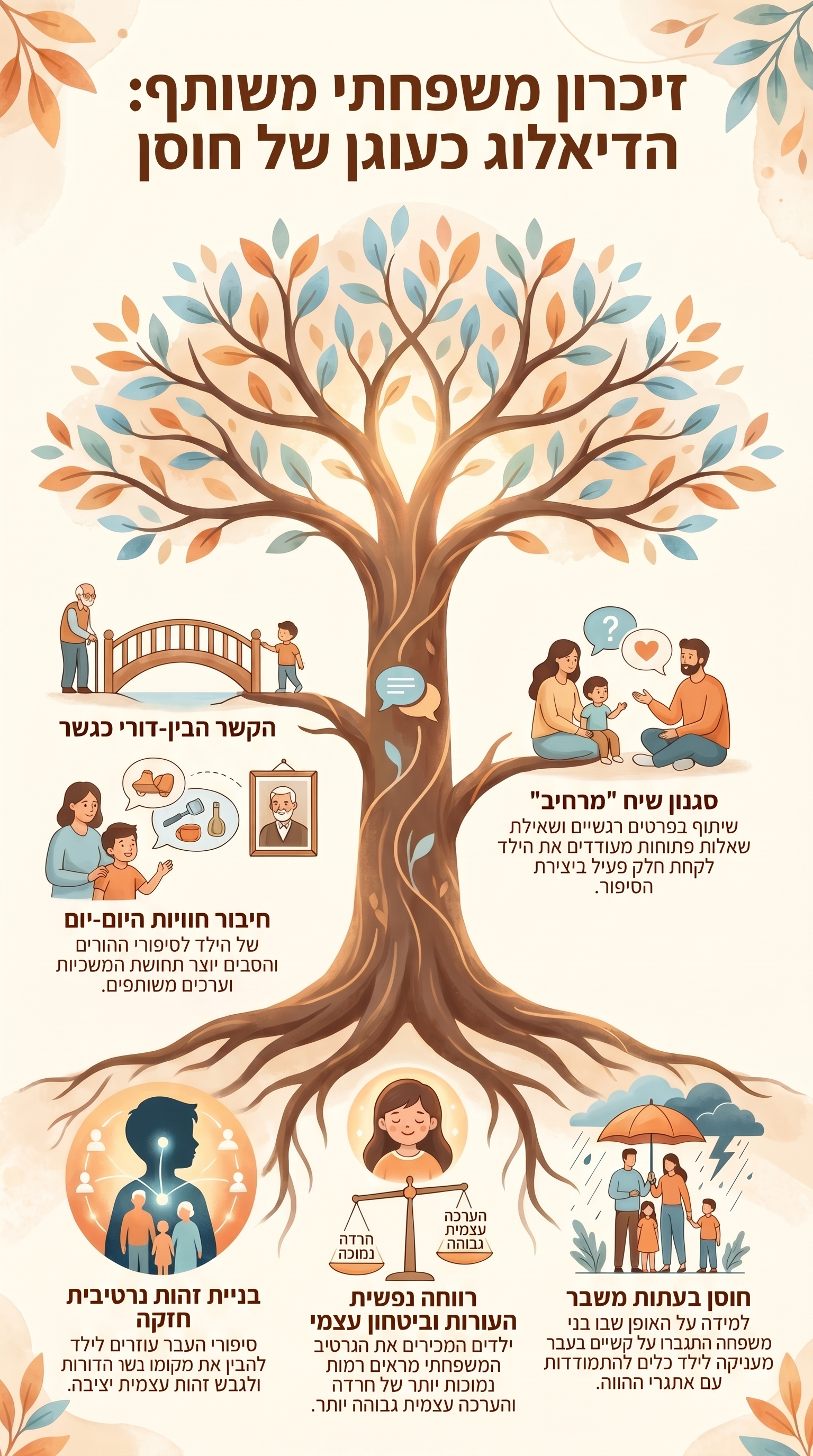משפחה דיאלוגית: פיתוח זיכרון משפחתי משותף כעוגן של חוסן וזהות